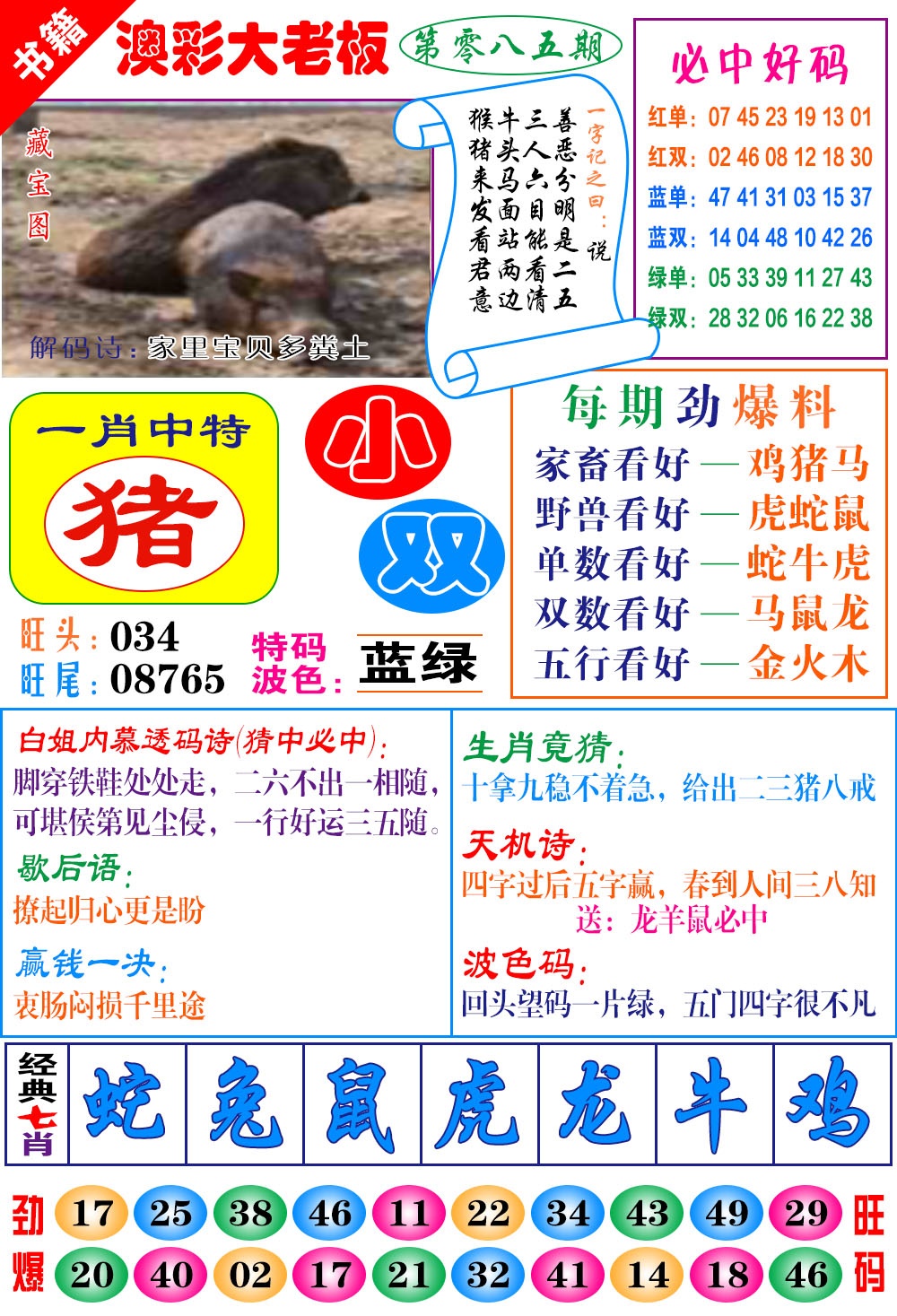 085期澳门大老板[图]